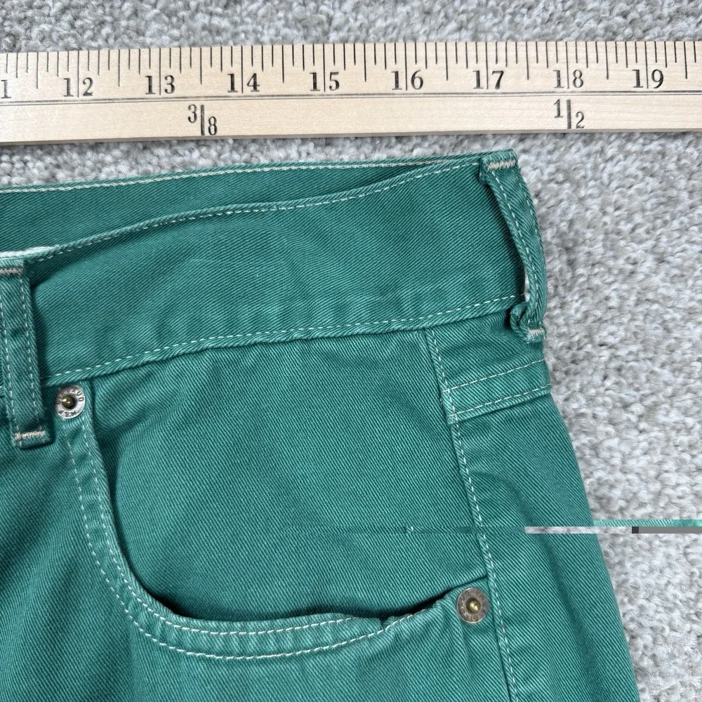 Vintage Marithe Francois Girbaud Shorts Men's 34 Green Carpenter Y2K USA